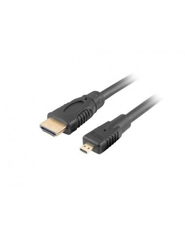 Lanberg CA-HDMI-12CC-0018-BK cable HDMI 1,8 m HDMI tipo A (Estándar) HDMI tipo D (Micro) Negro