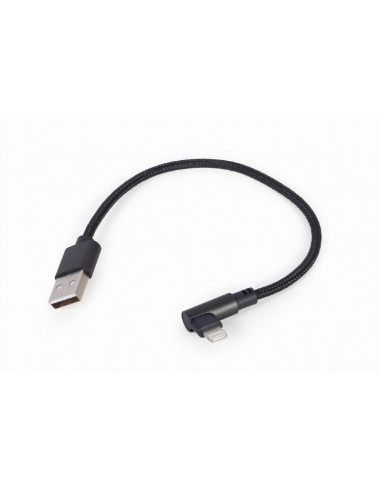 Gembird CC-USB2-AMLML-0.2M cable USB 0,2 m USB 2.0 USB A Micro-USB B Lightning Negro