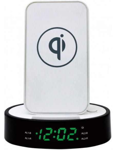 TVTECH GIGATEL 580QI RADIO-RELOJ DESPERTADOR CON CARGADOR INALÁMBRICO - Imagen 1