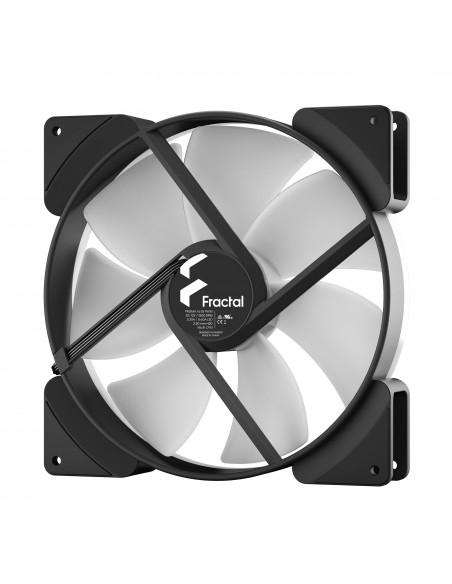 Fractal Design Prisma AL-18 PWM Carcasa del ordenador Ventilador 18 cm Negro, Blanco 2 pieza(s)