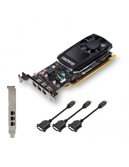PNY VCQP400DVIV2-PB tarjeta gráfica NVIDIA Quadro P400 V2 2 GB GDDR5