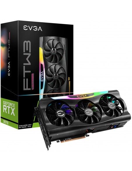 EVGA 08G-P5-3767-KL tarjeta gráfica NVIDIA GeForce RTX 3070 8 GB GDDR6