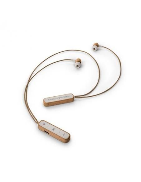 AURICULARES MICRO ENERGY SISTEM ECO BT BEECH WOOD - Imagen 2