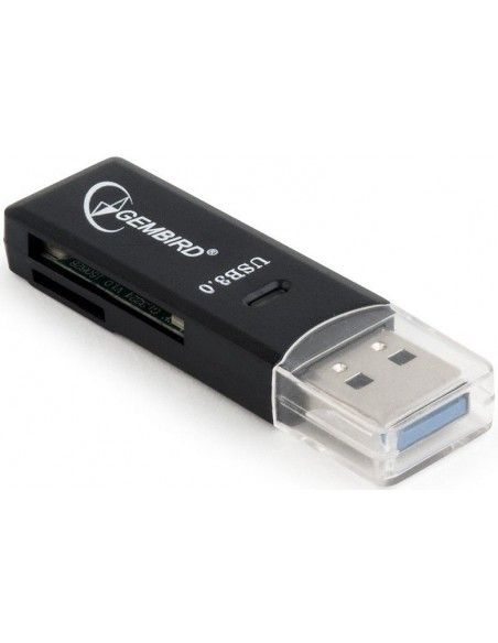 Gembird UHB-CR3-01 lector de tarjeta USB Negro