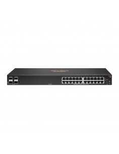 Hewlett Packard Enterprise Aruba 6100 24G 4SFP+ Gestionado L3 Gigabit Ethernet (10 100 1000) 1U Negro