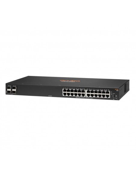 Hewlett Packard Enterprise Aruba 6100 24G 4SFP+ Gestionado L3 Gigabit Ethernet (10 100 1000) 1U Negro