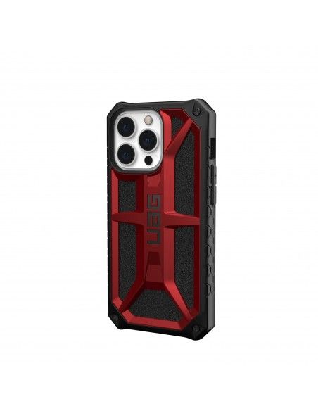 Urban Armor Gear Monarch funda para teléfono móvil 15,5 cm (6.1") Negro, Rojo