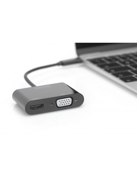 Digitus Adaptador USB Type-C™ - HDMI + VGA