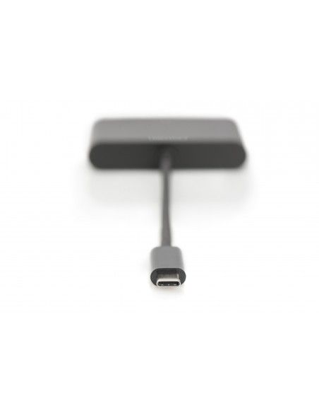 Digitus Adaptador multipuerto USB Type-C™ VGA, 3 puertos