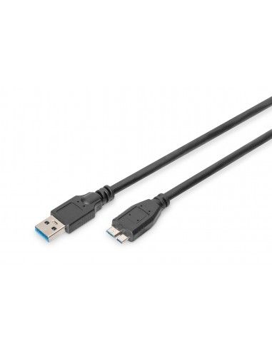 Digitus Cable de conexión USB 3.0 de alta calidad, A M -Micro B M