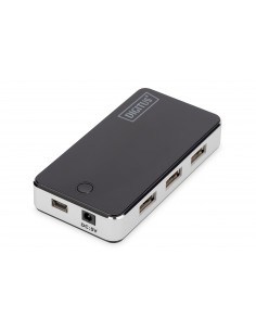 Digitus Concentrador USB 2.0 de 7 puertos