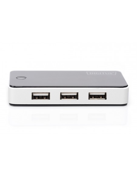 Digitus Concentrador USB 2.0 de 7 puertos