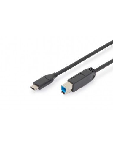 Digitus Cable de conexión USB Type-C™, Type-C™ a B