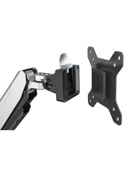Digitus Soporte universal de mesa para monitor doble con resorte de gas