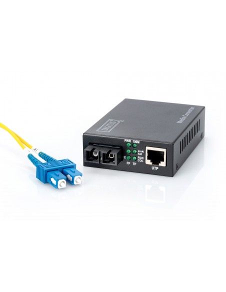 Digitus Convertidor de medios Fast Ethernet RJ45   SC