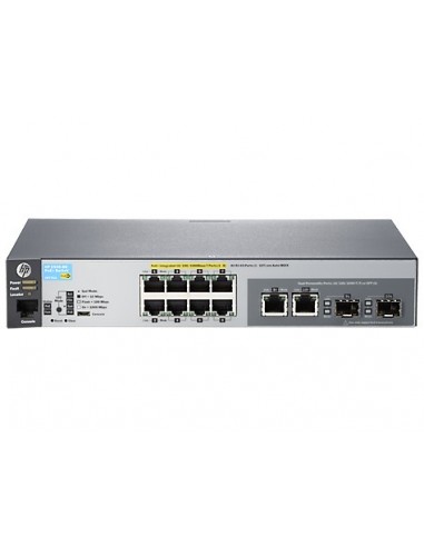 Aruba, a Hewlett Packard Enterprise company Aruba 2530 8G PoE+ Gestionado L2 Gigabit Ethernet (10 100 1000) Energía sobre