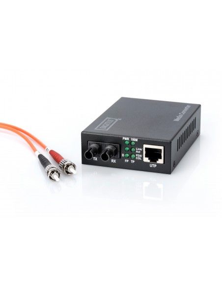 Digitus Convertidor de medios Fast Ethernet RJ45   ST
