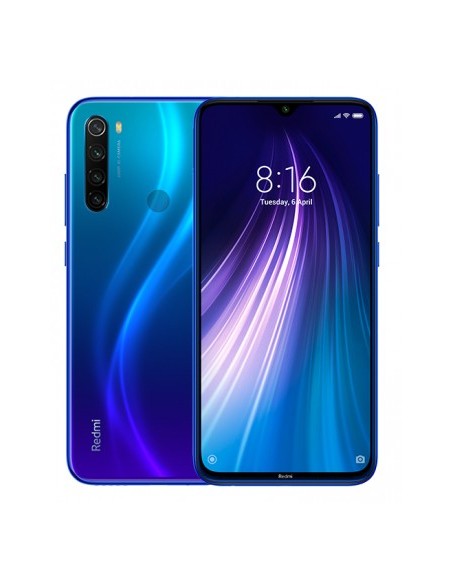 Xiaomi Redmi Note 8 2021 16 cm (6.3") SIM doble MIUI 12.5 4G USB Tipo C 4 GB 64 GB 4000 mAh Azul