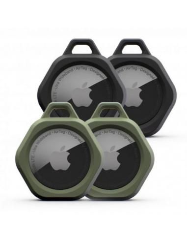 APPLE AIRTAGS SCOUT - BLACK/OLIVE - 4 PACK - Imagen 1