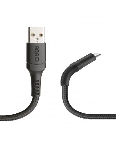 SBS TECABLETCUNB1K cable USB 1 m USB 2.0 USB A USB C Negro