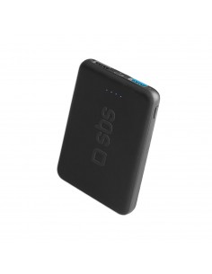 SBS TEBB5000POCK batería externa Polímero de litio 5000 mAh Negro