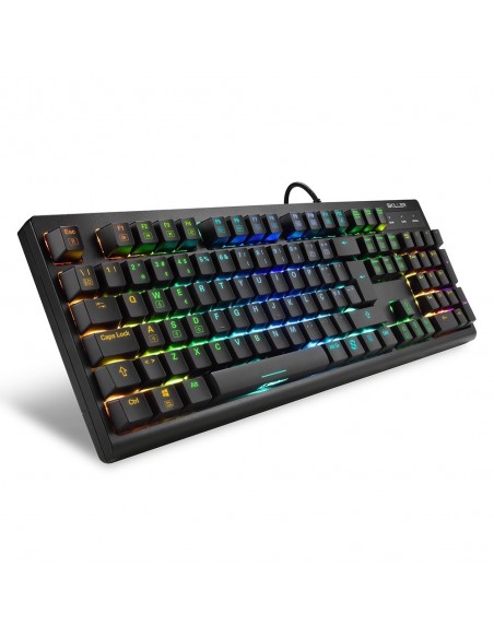 Sharkoon SKILLER SGK30 teclado USB QWERTY Portugués Negro
