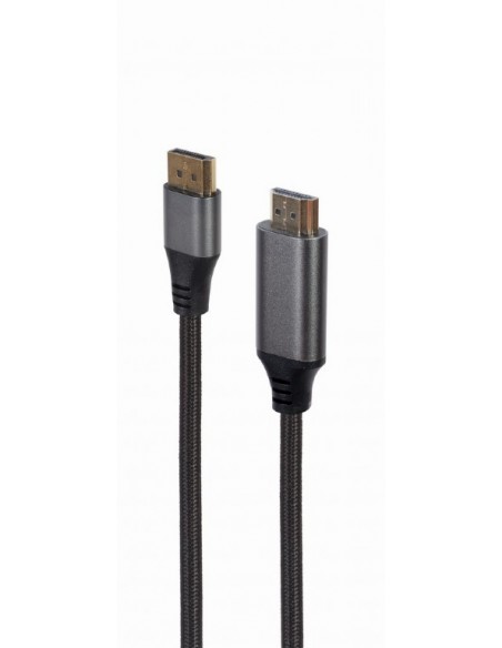 Gembird CC-DP-HDMI-4K-6 adaptador de cable de vídeo 1,8 m DisplayPort HDMI tipo A (Estándar) Negro