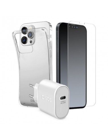 SBS KIT31IP1361P kit arrancador para teléfono móvil Transparente, Blanco