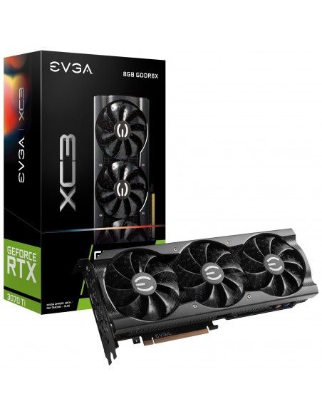 EVGA 08G-P5-3783-KL tarjeta gráfica NVIDIA GeForce RTX 3070 Ti 8 GB GDDR6X