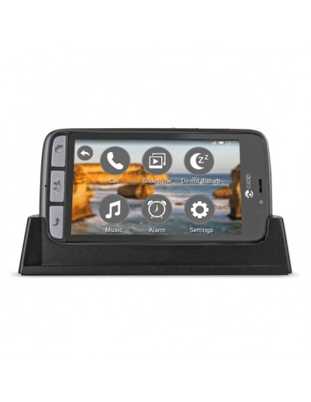 Doro Liberto 8031 11,4 cm (4.5") SIM única Android 5.1 4G MicroUSB 8 GB 2000 mAh Negro, Acero inoxidable