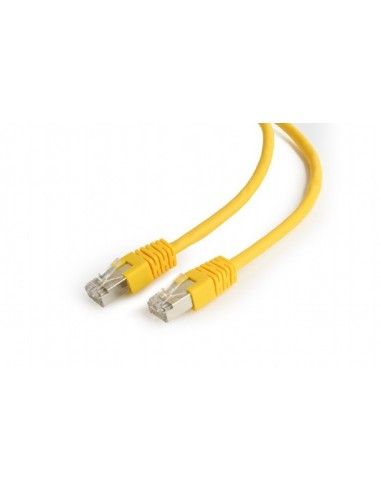 Gembird PP6-0.5M Y cable de red Amarillo 0,5 m Cat6 F UTP (FTP)
