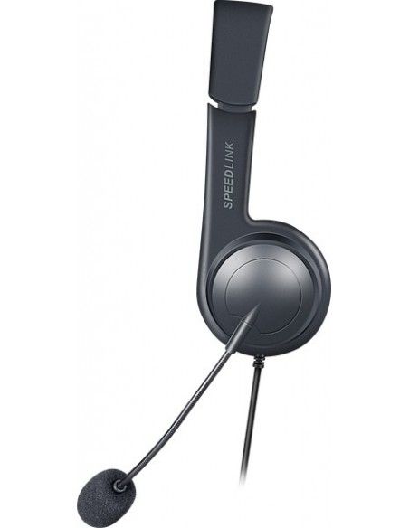 SPEEDLINK SONID Auriculares Alámbrico Diadema Oficina Centro de llamadas Negro