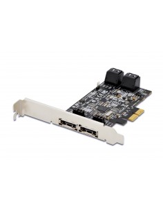 Digitus Tarjeta Express PCI SATA III, 4 puertos
