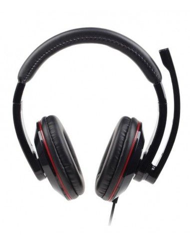 Gembird MHS-U-001 auricular y casco Auriculares Alámbrico Diadema Calls Music Negro