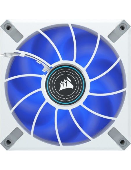 Corsair ML120 LED ELITE Carcasa del ordenador Ventilador 12 cm Blanco 1 pieza(s)