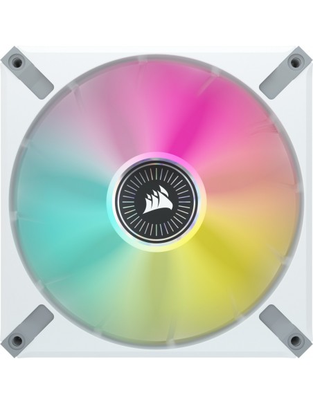 Corsair iCUE ML140 RGB ELITE Carcasa del ordenador Ventilador 14 cm Blanco 2 pieza(s)