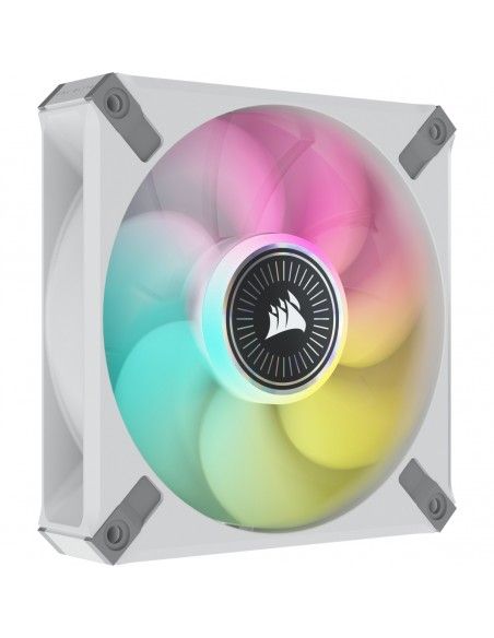Corsair iCUE ML120 RGB ELITE Carcasa del ordenador Ventilador 12 cm Blanco 3 pieza(s)