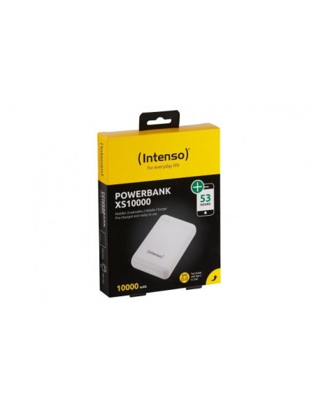 Intenso XS10000 batería externa Polímero de litio 10000 mAh Blanco