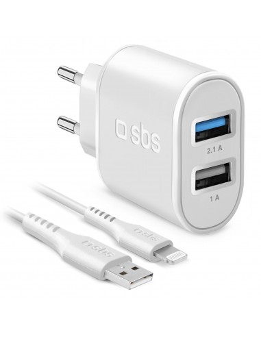 SBS TEKITTR2ULH2189A cargador de dispositivo móvil Blanco Interior