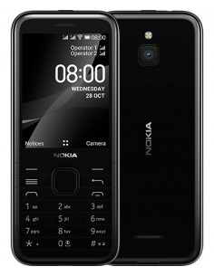 Nokia 8000 4G 7,11 cm (2.8") Negro Característica del teléfono