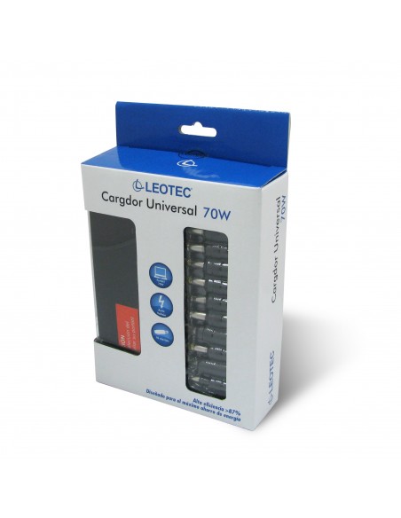 Leotec cargador universal para portátiles de 70W