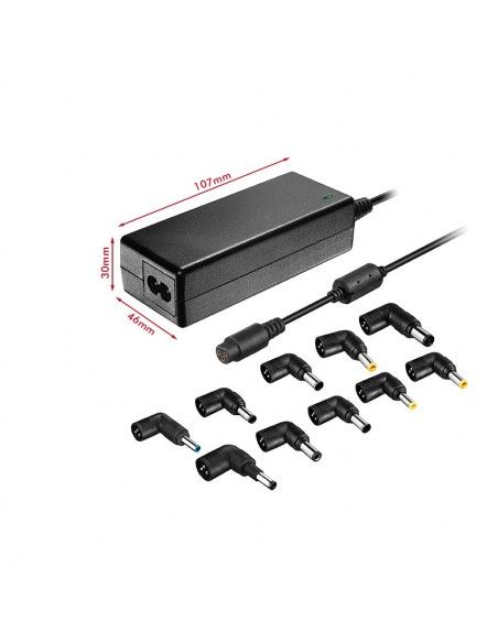 Leotec cargador universal para portátiles de 70W