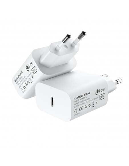 Leotec Cargador rápido 20W USB-C