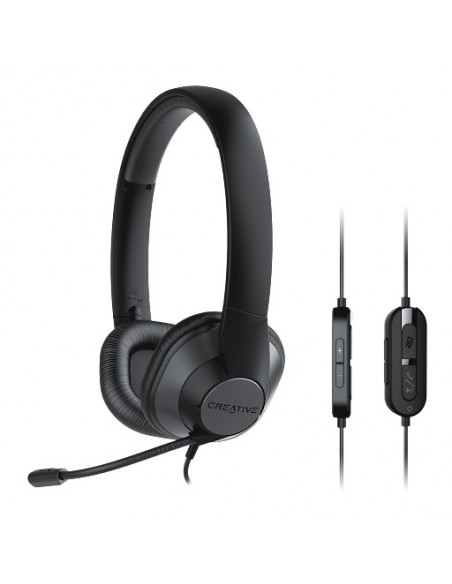 Creative Labs HS-720 V2 Auriculares Alámbrico Diadema Oficina Centro de llamadas Negro