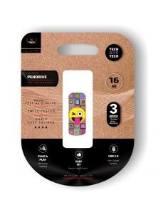 TECH1TECH TEC4402-16 unidad flash USB 16 GB USB tipo A 2.0 Multicolor