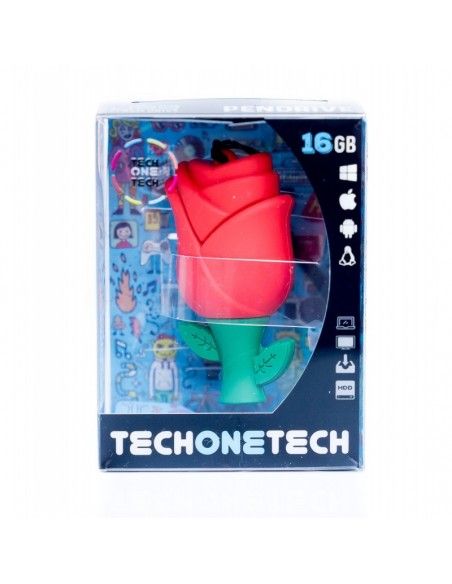 TECH1TECH TEC5131-32 unidad flash USB 32 GB USB tipo A 2.0 Verde, Rojo