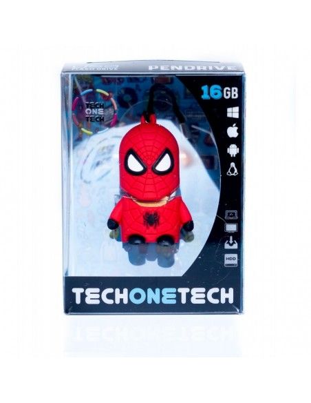 TECH1TECH TEC5501-32 unidad flash USB 32 GB USB tipo A 2.0 Negro, Rojo
