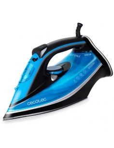 Cecotec ForceTitanium 520 Plancha a vapor Suela de titanio 3000 W Negro, Azul