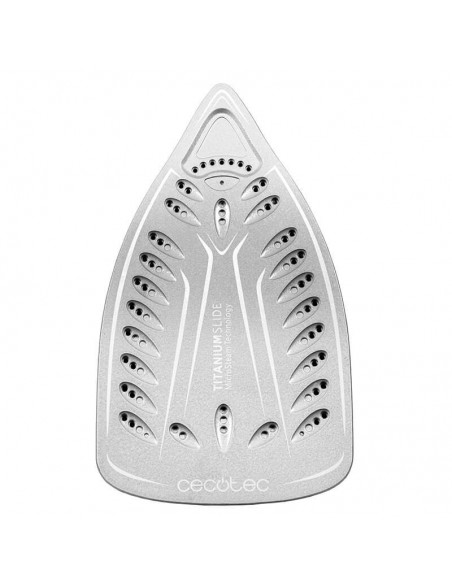 Cecotec ForceTitanium 520 Plancha a vapor Suela de titanio 3000 W Negro, Azul