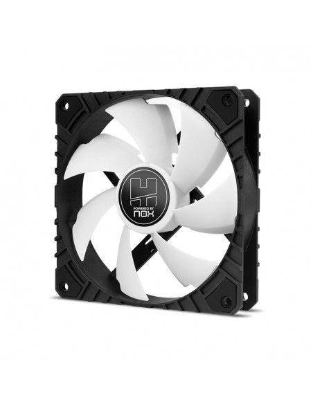 NOX H-FAN PRO Carcasa del ordenador Ventilador 12 cm Negro, Blanco